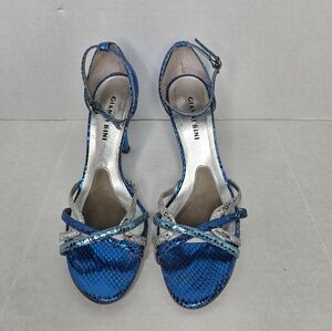 Gianni Bini Blue Strappy Women's Heels